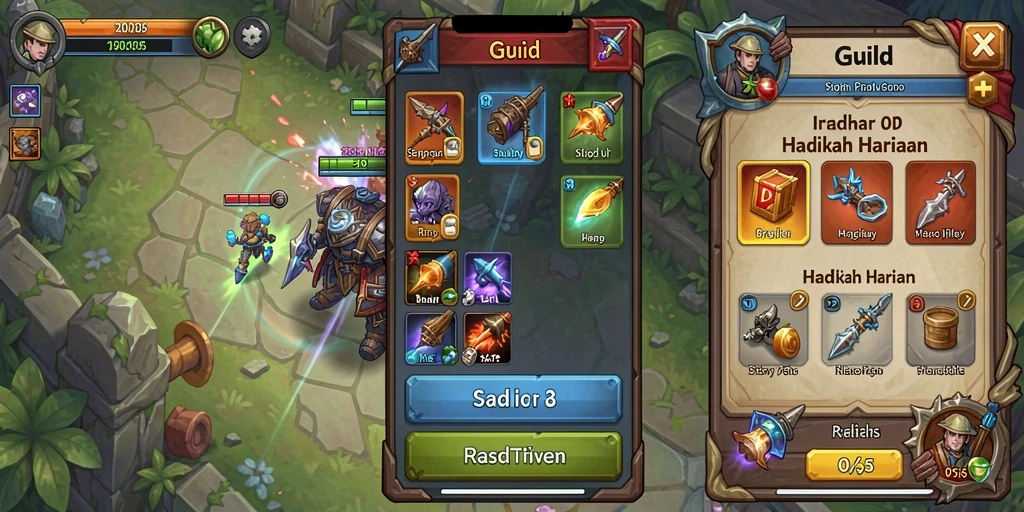 Tampilan antarmuka game yang menarik dan mudah digunakan.