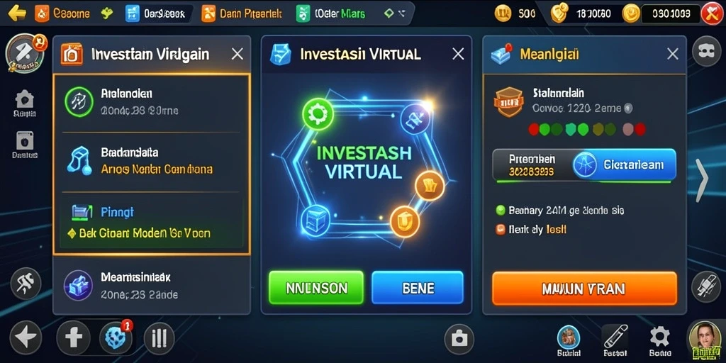 Tampilan awal ADAM77 dengan menu yang intuitif.