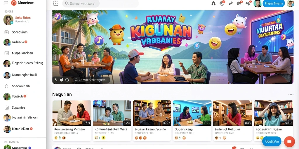 Tampilan antarmuka BULANTOGEL yang menarik dan user-friendly.