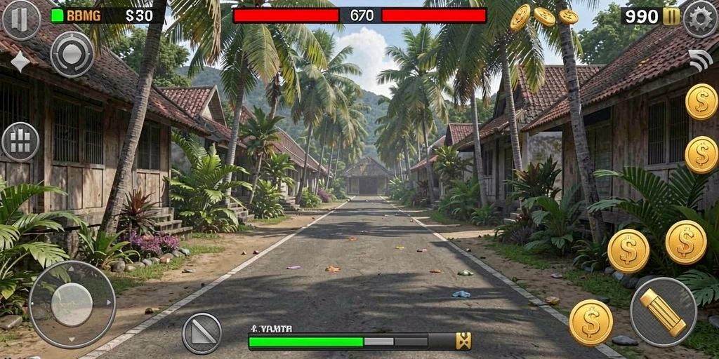 Gambaran karakter utama dalam petualangan.