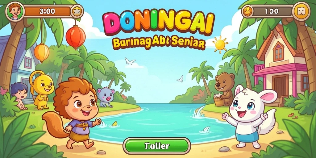Tangkap layar menampilkan berbagai pilihan permainan yang tersedia.