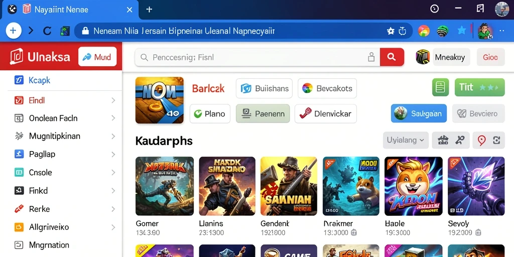 Tampilan awal yang menarik dan intuitif.