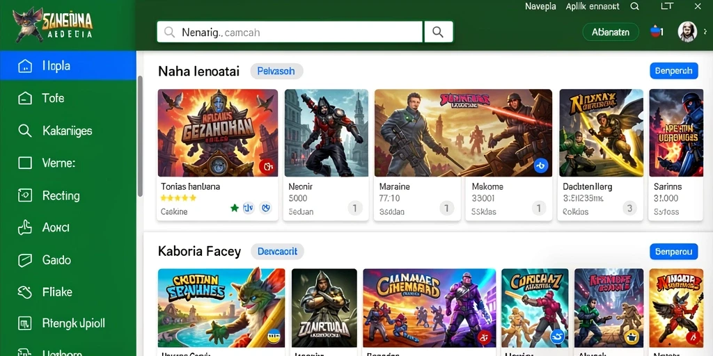 Tangkapan layar menampilkan antarmuka permainan yang menarik.