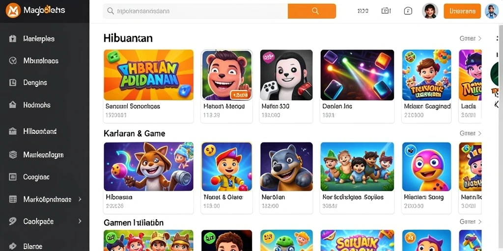 Tampilan antarmuka IYA777 yang menarik dan user-friendly.