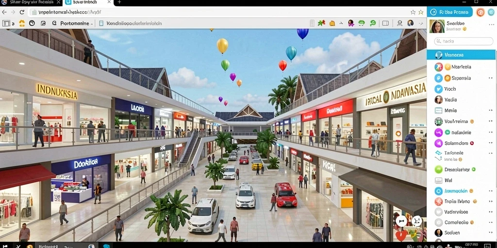 Tampilan awal yang menarik dan sederhana.