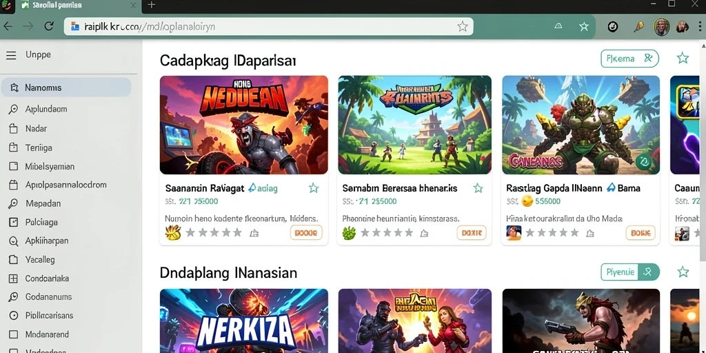 Tampilan antarmuka yang modern dan menarik.
