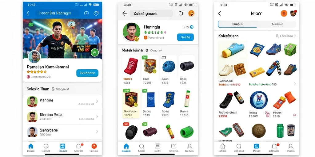 Tampilan antarmuka yang menarik dan user-friendly.