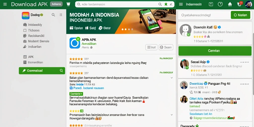 Screenshot menunjukkan antarmuka pengguna yang ramah.