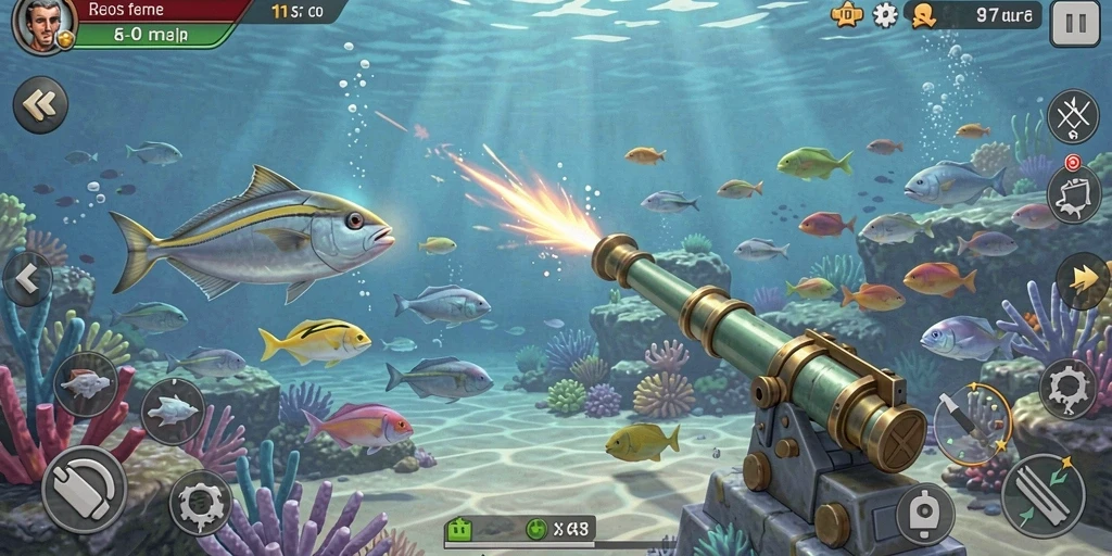 Tangkapan layar menunjukkan grafik memukau dari game.