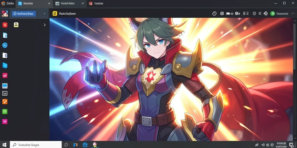 Screenshot menampilkan dunia permainan yang indah.
