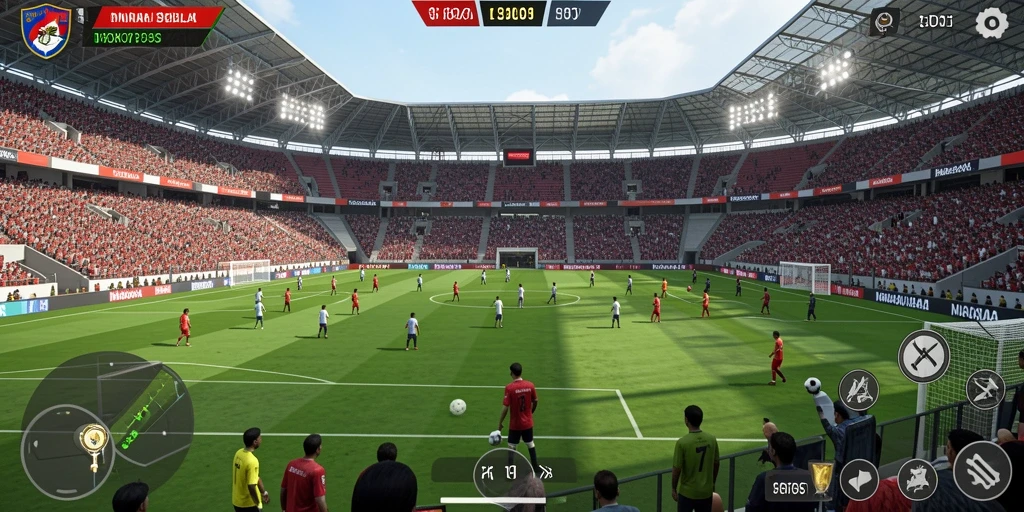 Tampilan awal game dengan karakter utama yang menawan.