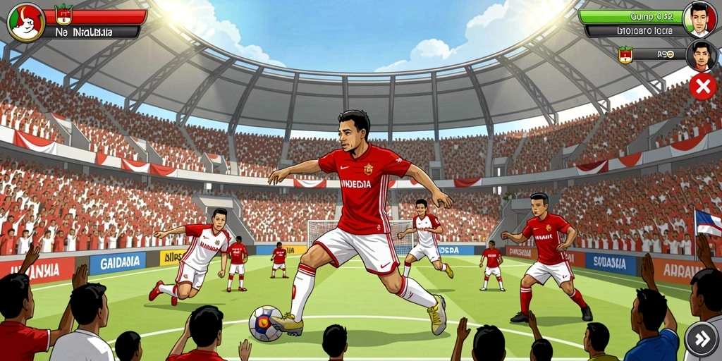 Tampilan awal game yang menarik dan intuitif.
