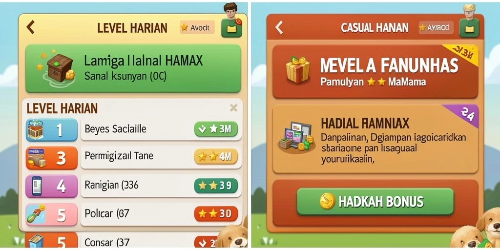 Tampilan awal yang menarik dan mudah dinavigasi.