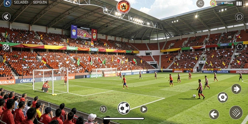 Tampilan awal game dengan grafis yang atraktif.